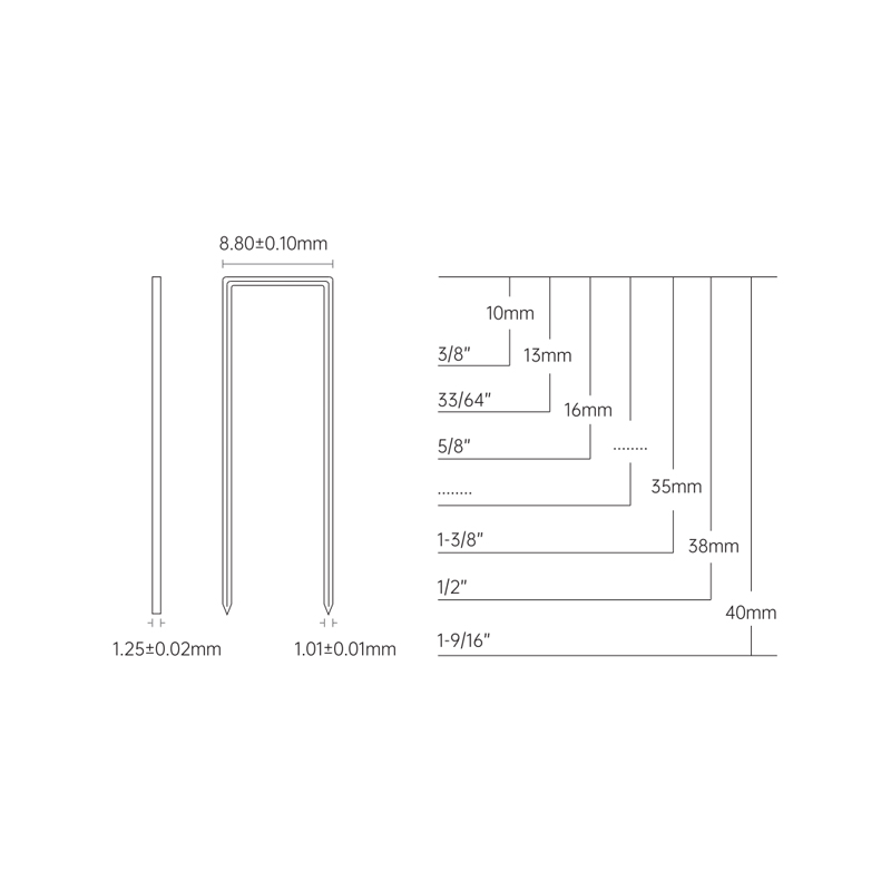 18 Gauge 92 Series Staples