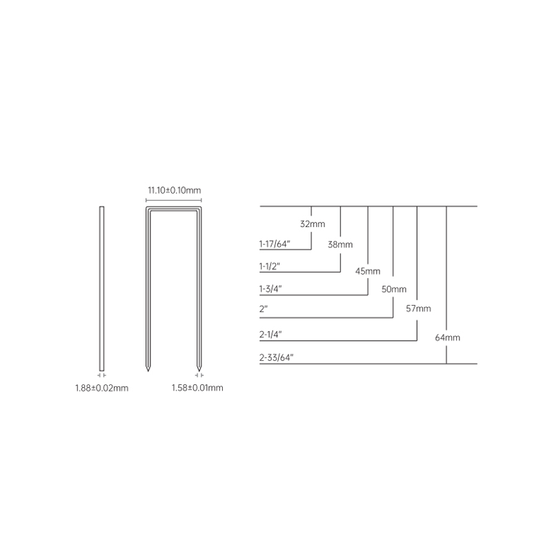 15 Gauge Q Series Staples